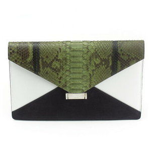 Celine Diamond Python Clutch Bag